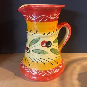 Pier 1 Imports Olive pitcher